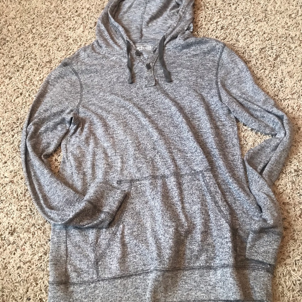 Light Button Up Hoodie